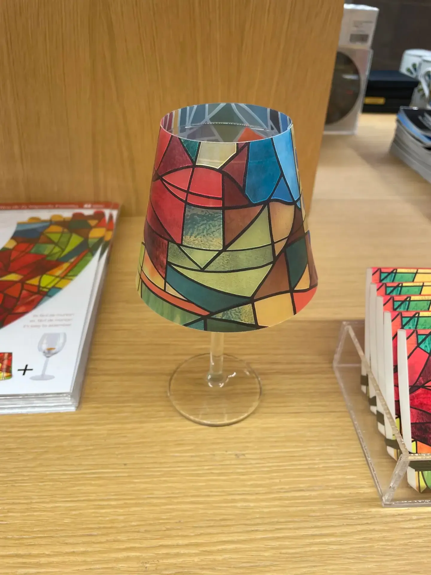 Sagrada Familia gift shop wine glass