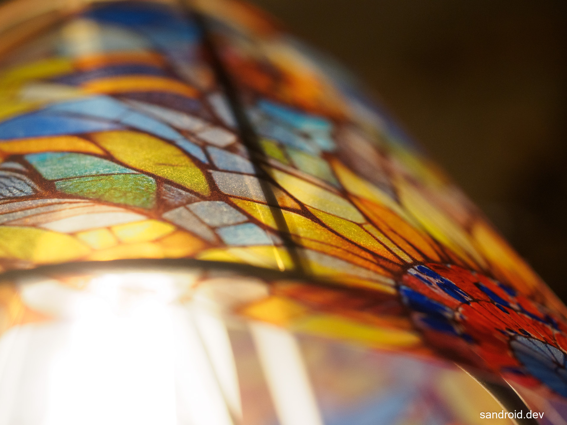 Paper Stained Glass Lampshades